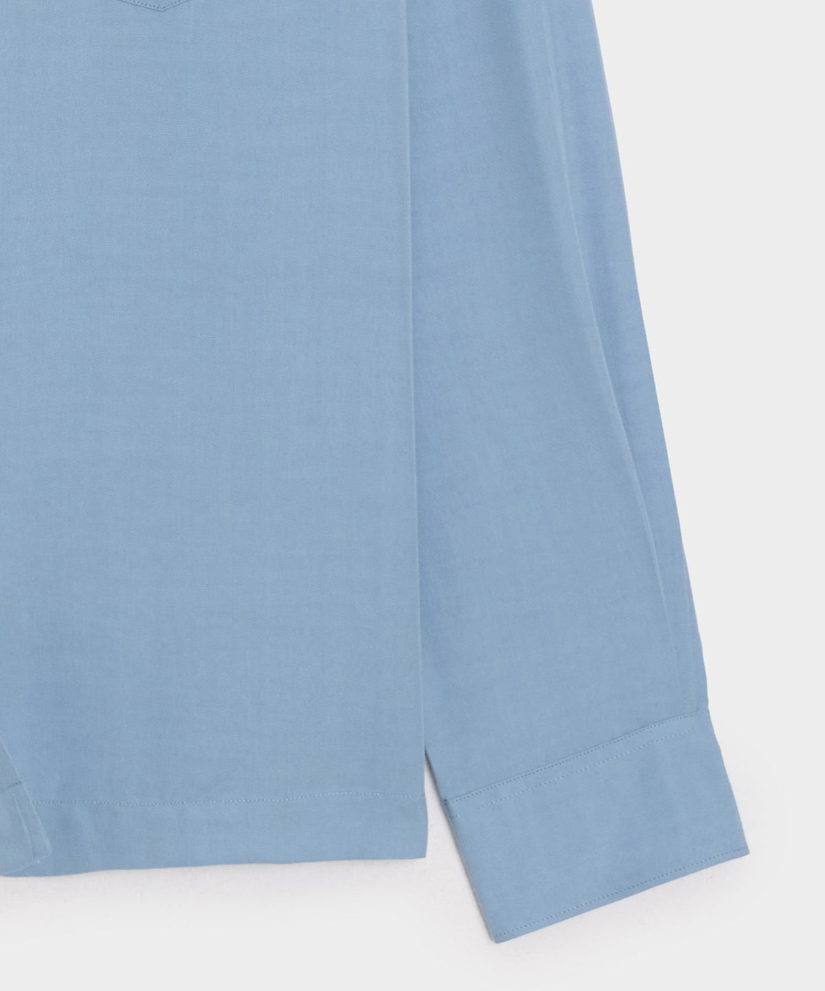 Sueded Tencel Hollywood Shirt - Light Blue