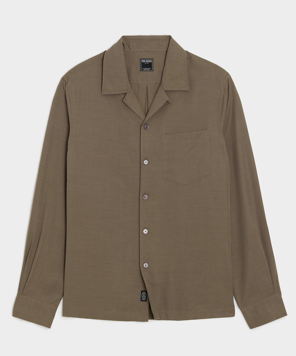 Sueded Tencel Hollywood Shirt - Taupe