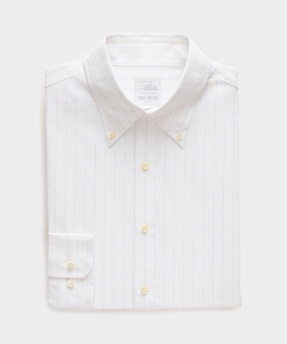 Cotton Twill Button-Down Dress Shirt - White