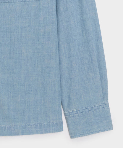 Chambray Mechanic Shirt - Bleached Indigo
