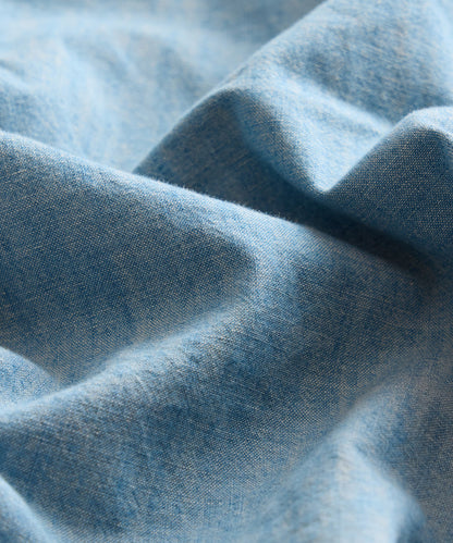 Chambray Mechanic Shirt - Bleached Indigo