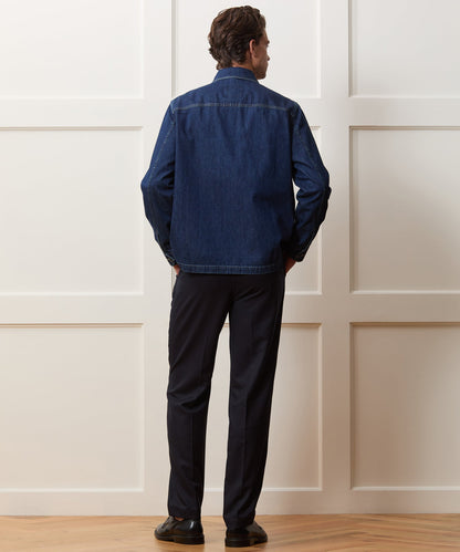 Denim Military Overshirt - Indigo