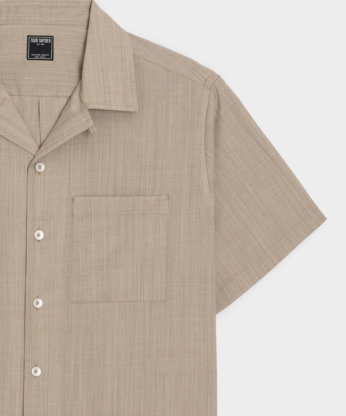 Lightweight Merino Capri Shirt - Heather Taupe
