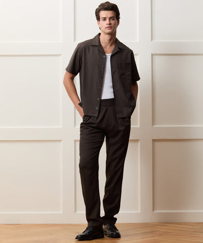 Lightweight Merino Capri Shirt - Brown Heather