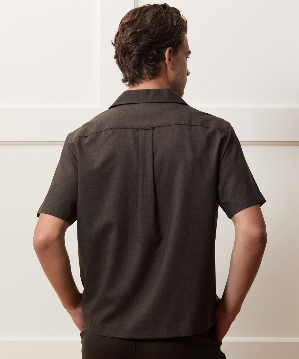 Lightweight Merino Capri Shirt - Brown Heather