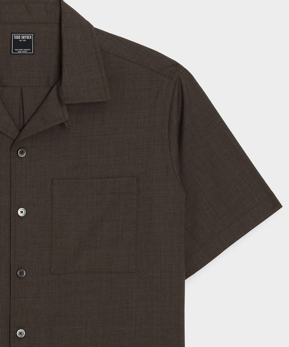 Lightweight Merino Capri Shirt - Brown Heather