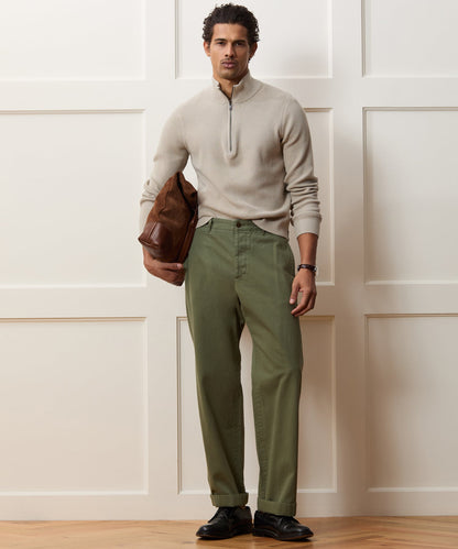 Beechwood Quarter-Zip Sweater - Stone
