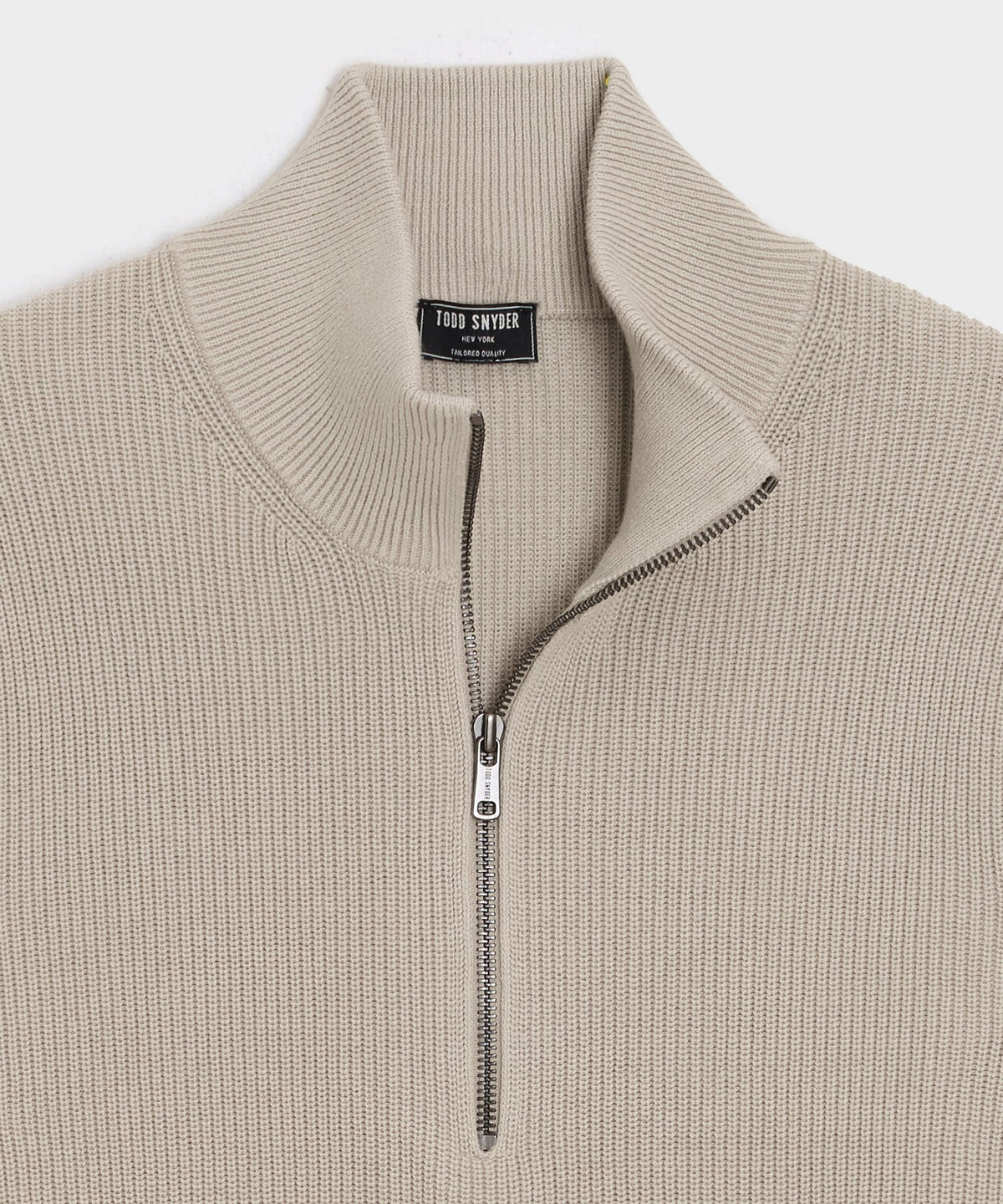 Beechwood Quarter-Zip Sweater - Stone