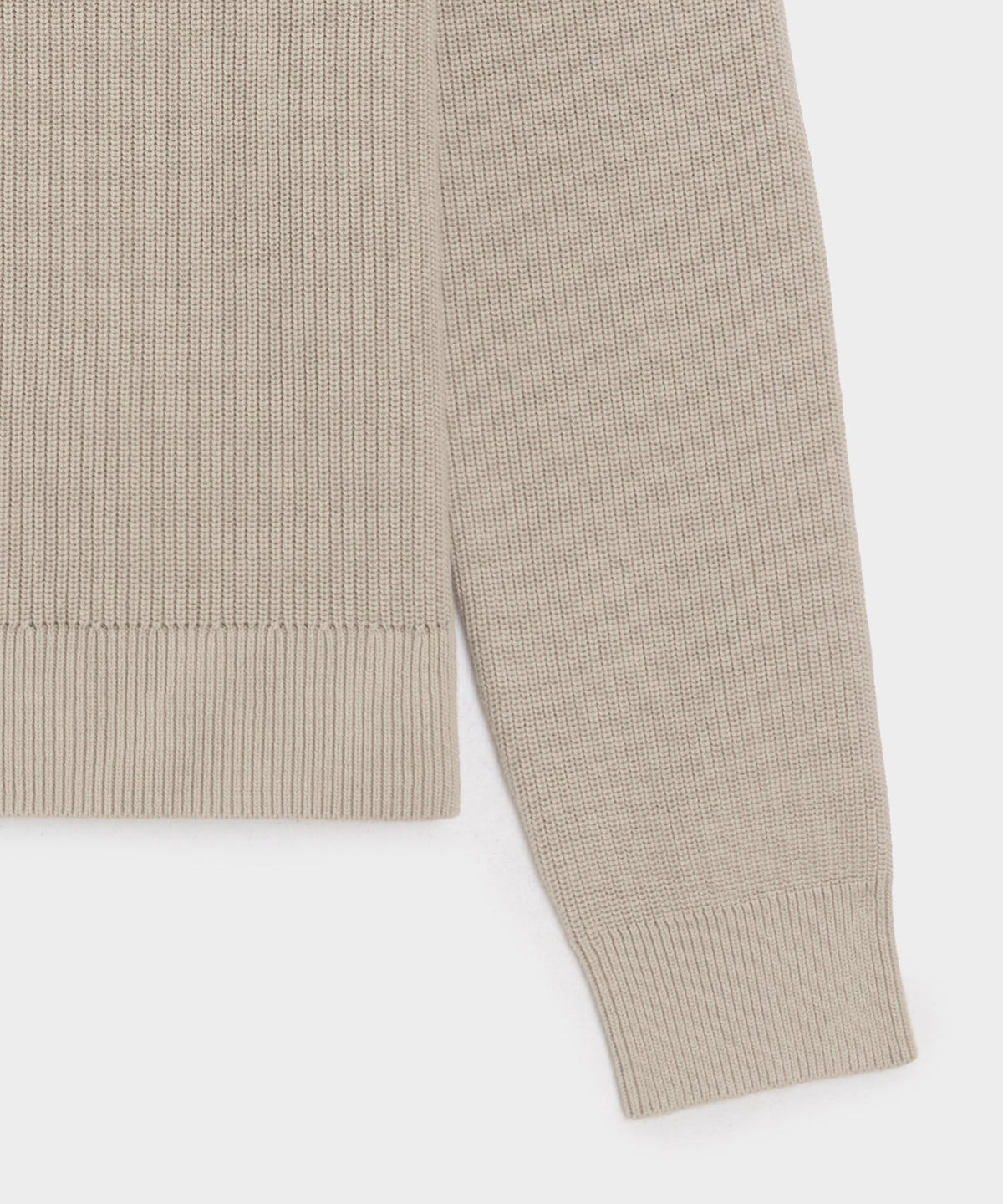 Beechwood Quarter-Zip Sweater - Stone