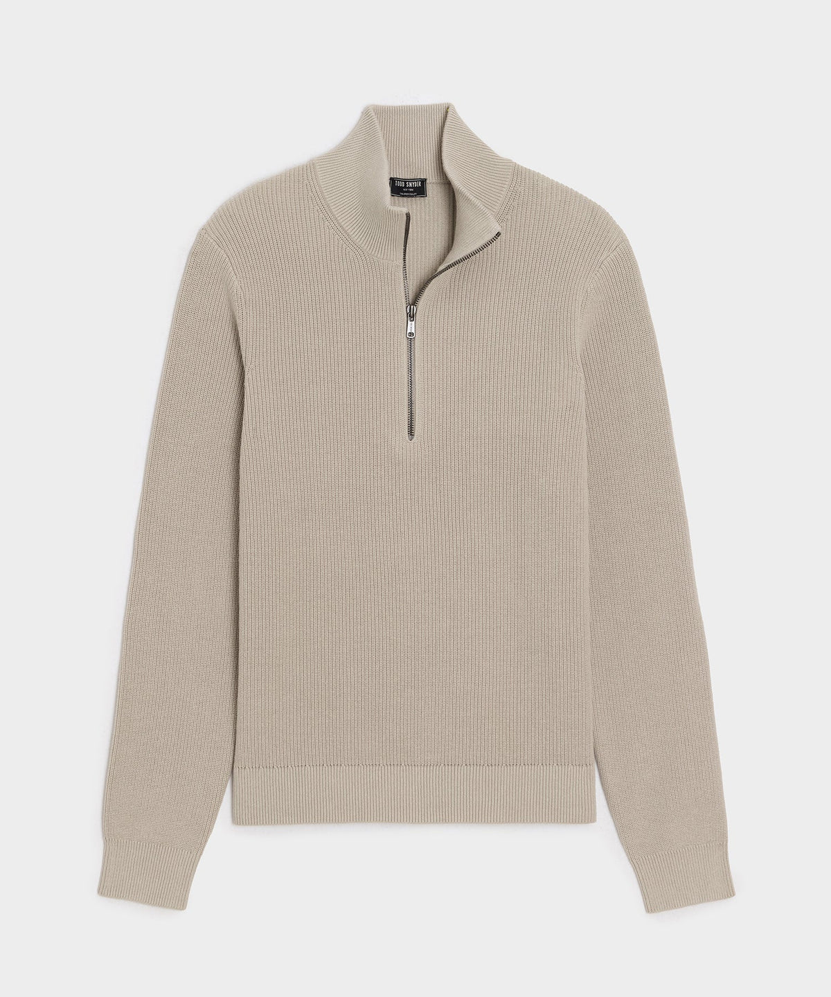 Beechwood Quarter-Zip Sweater - Stone