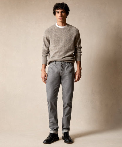 Slim Lightweight Japanese Selvedge Jean - Charcoal