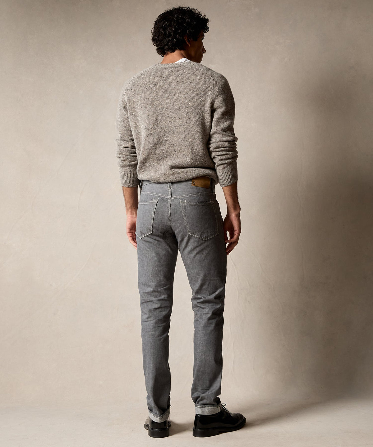 Slim Lightweight Japanese Selvedge Jean - Charcoal