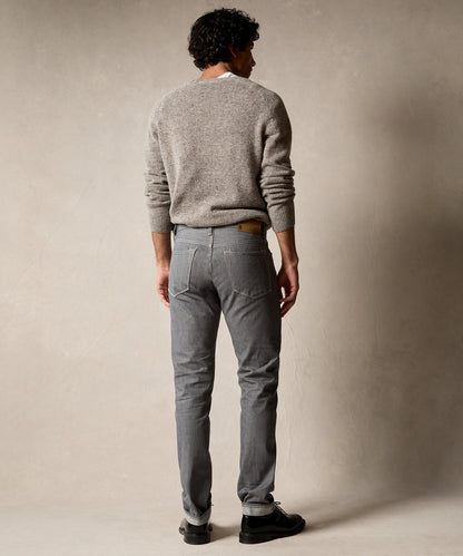 Slim Lightweight Japanese Selvedge Jean - Charcoal