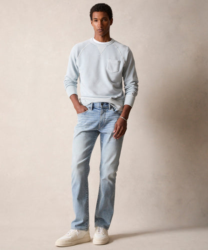 Straight Fit Stretch Jean - Blue