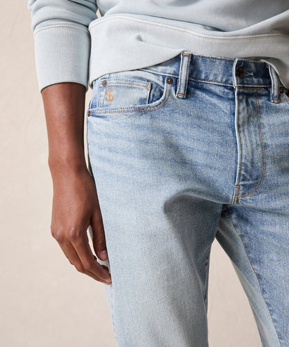 Straight Fit Stretch Jean - Blue