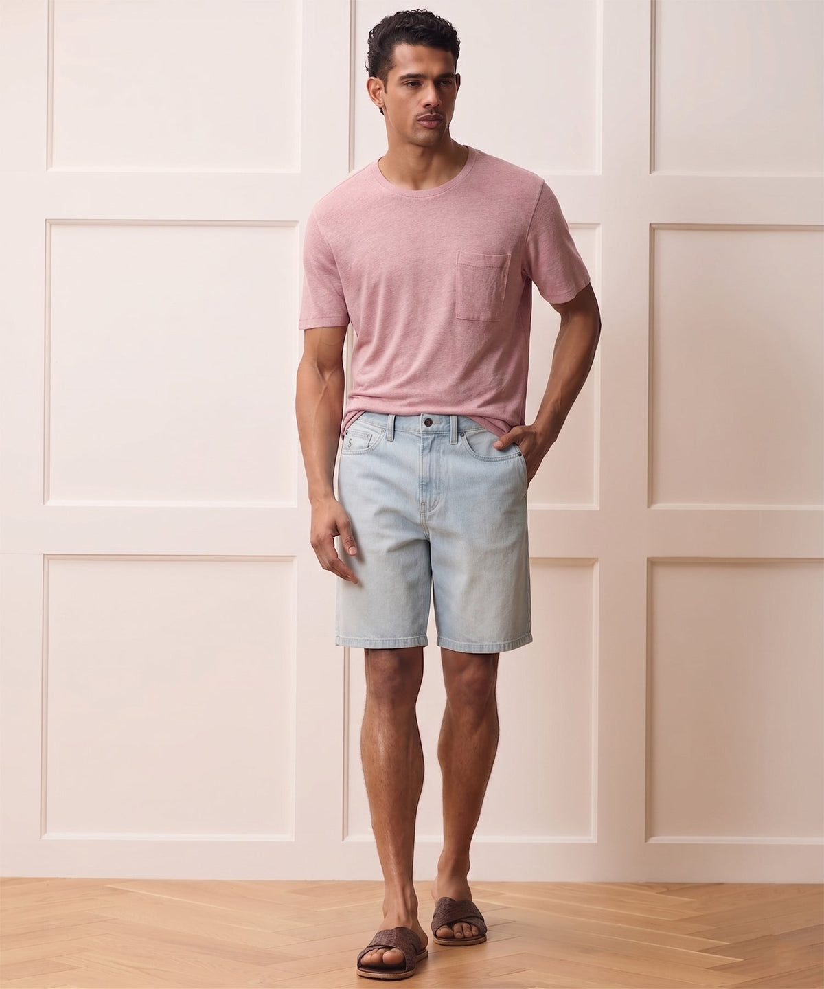 8" Relaxed Denim Short - Light Indigo