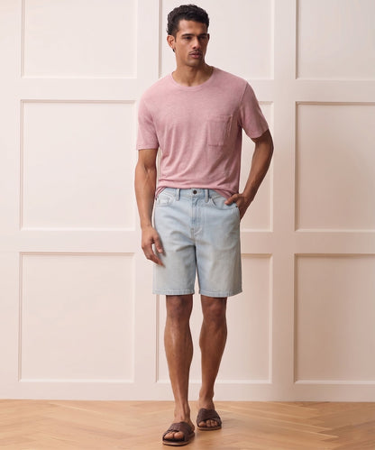 8" Relaxed Denim Short - Light Indigo