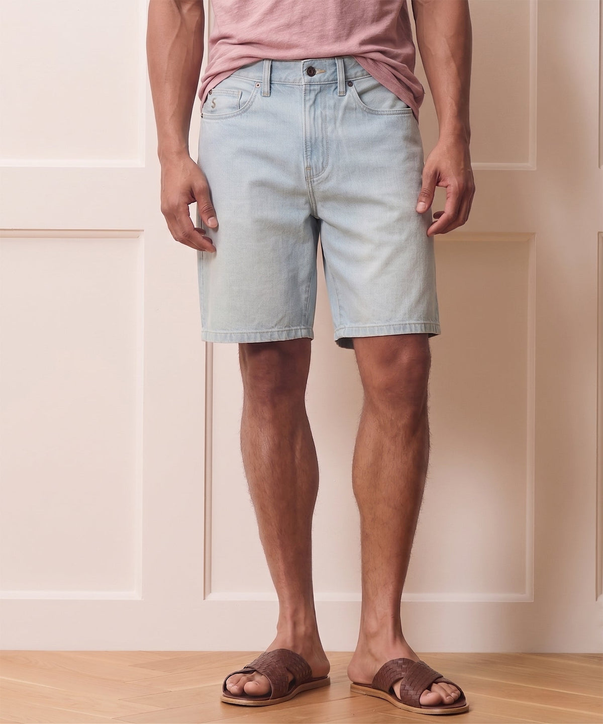 8" Relaxed Denim Short - Light Indigo