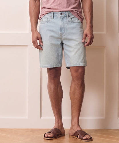 8" Relaxed Denim Short - Light Indigo