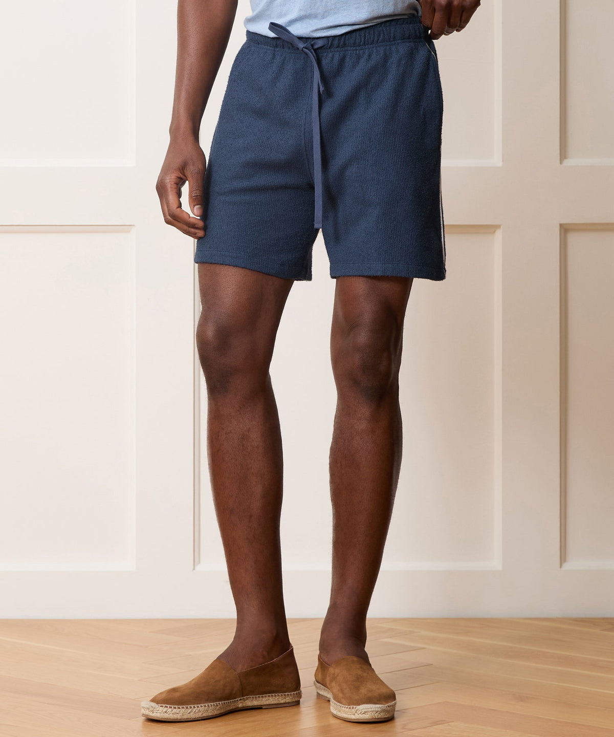 7" Bouclé Short - Smoked Cobalt