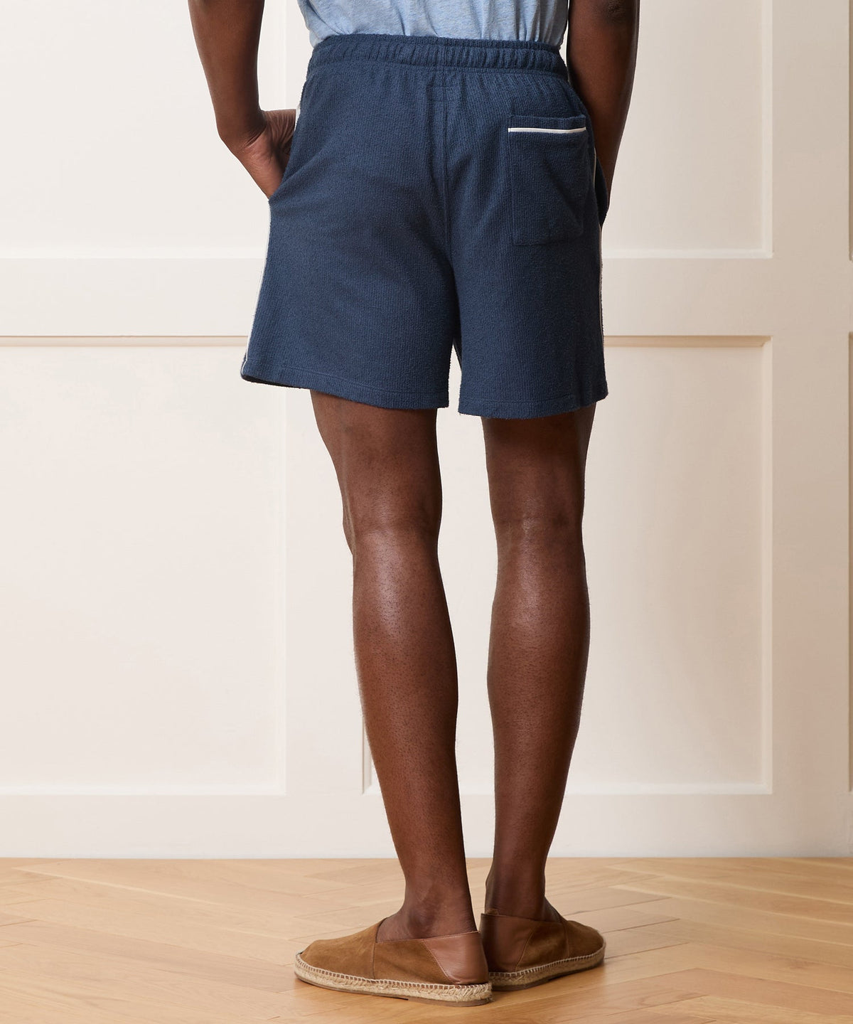 7" Bouclé Short - Smoked Cobalt