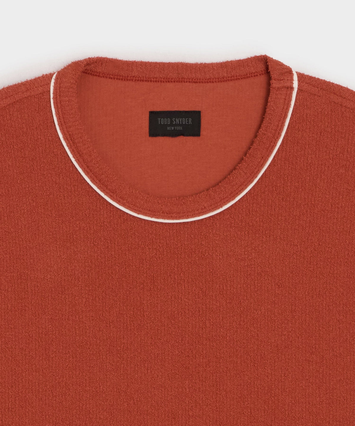 Bouclé Tee - Smoked Rocoto