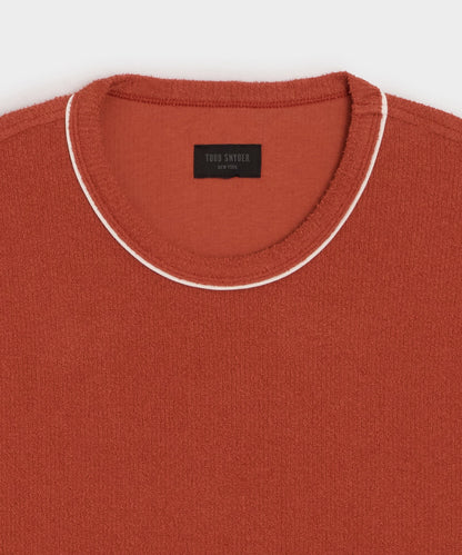 Bouclé Tee - Smoked Rocoto