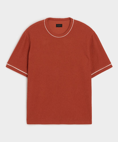 Bouclé Tee - Smoked Rocoto