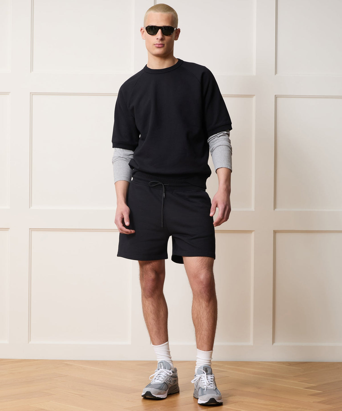5" Foundation Sweatshort - Pitch Black