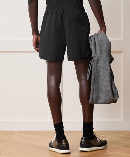 5" Nylon Dolphin Short - Black