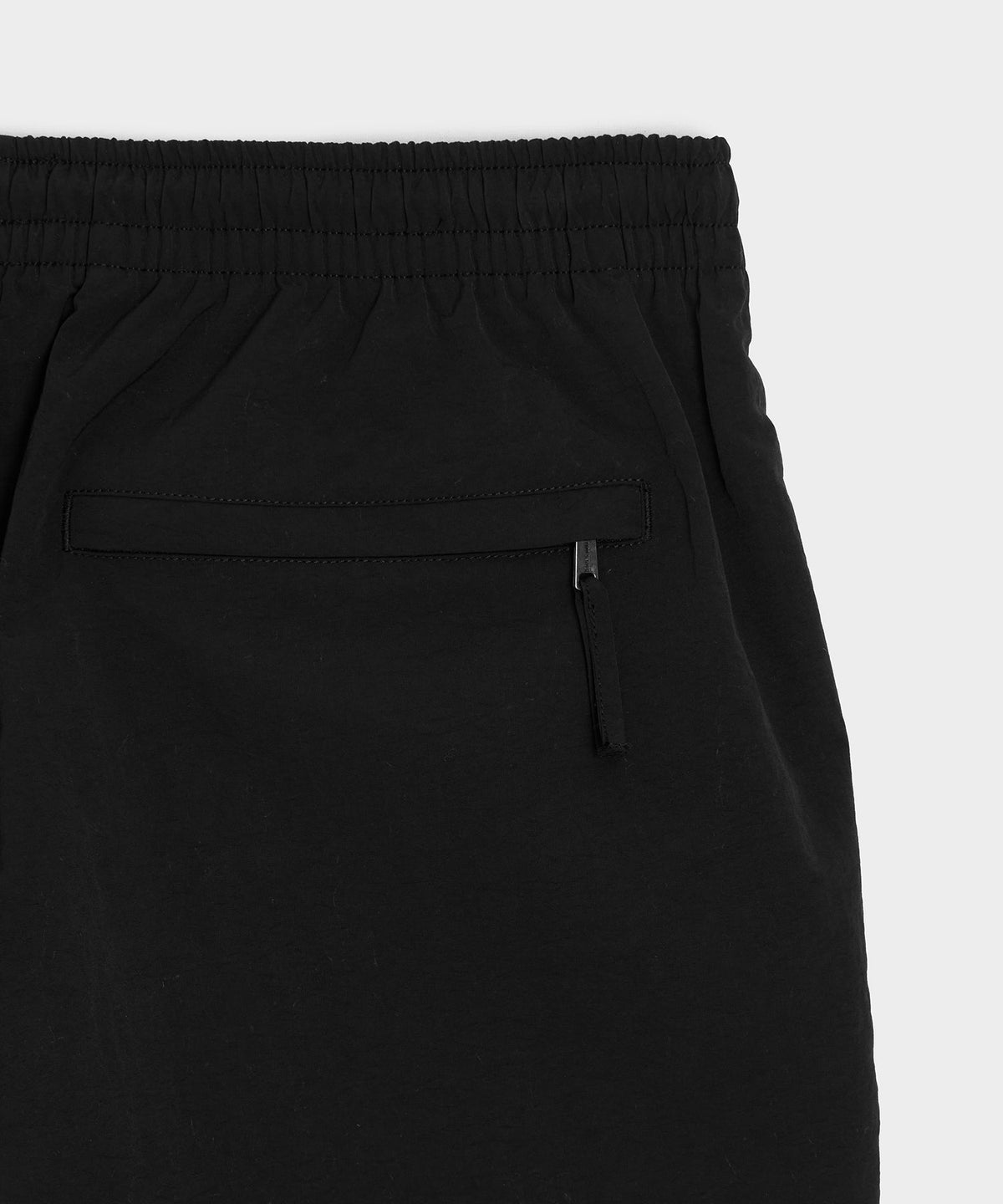 5" Nylon Dolphin Short - Black