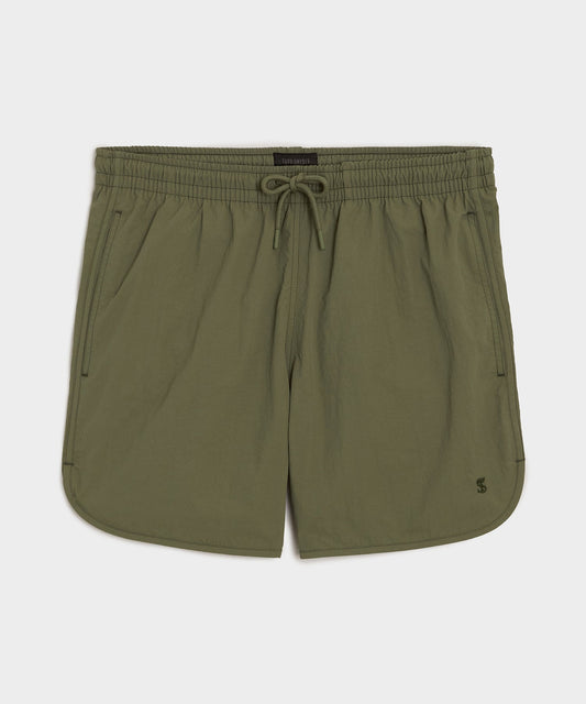 5" Nylon Dolphin Short - Fogstone