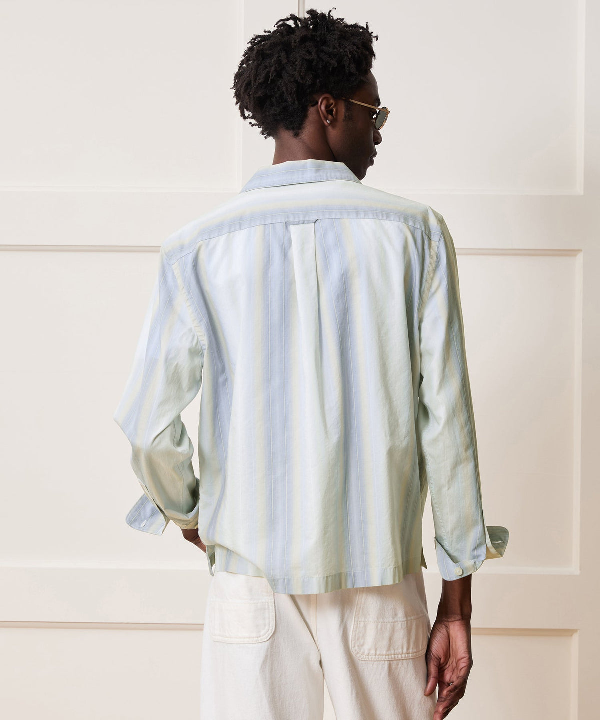 Summerweight Camp Collar Shirt - Light Blue