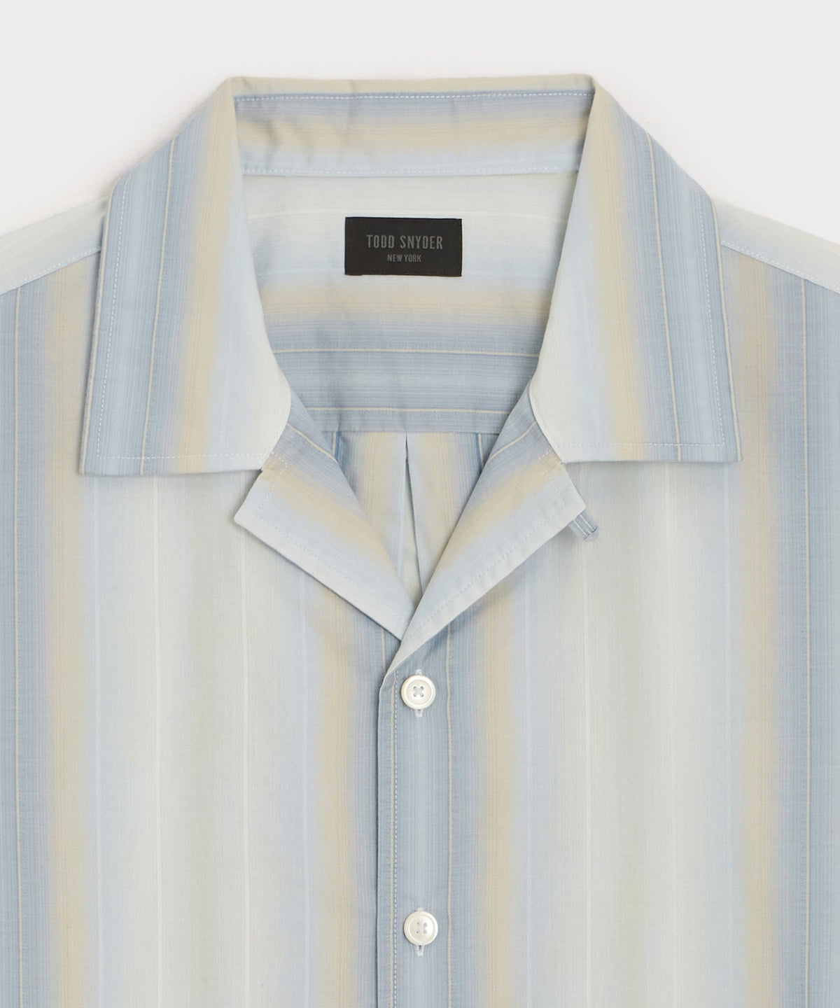 Summerweight Camp Collar Shirt - Light Blue