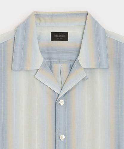 Summerweight Camp Collar Shirt - Light Blue