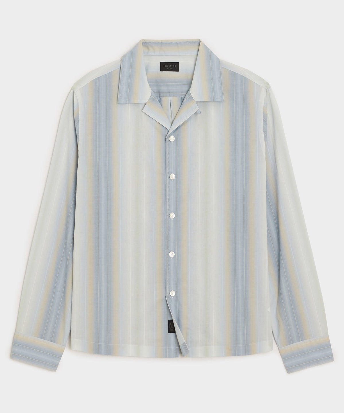 Summerweight Camp Collar Shirt - Light Blue