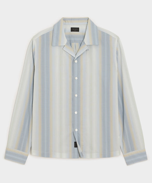 Summerweight Camp Collar Shirt - Light Blue
