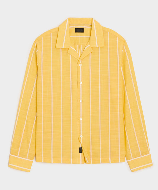 Summerweight Camp Collar Shirt - Yellow