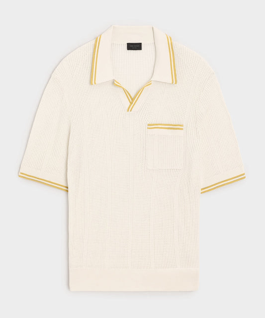 Harbor Montauk Sweater Polo - Bisque