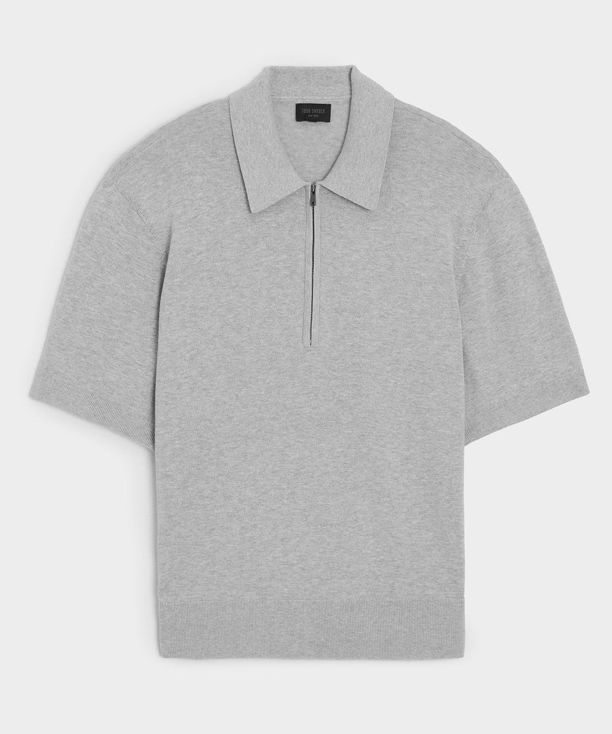 Kent Quarter-Zip Sweater Polo - Heather Grey