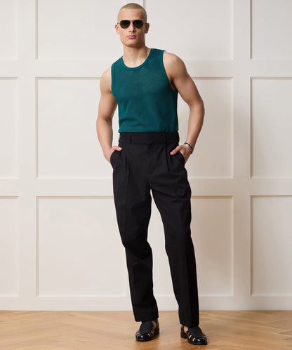 Luxe Mesh Tank - Teal Noir