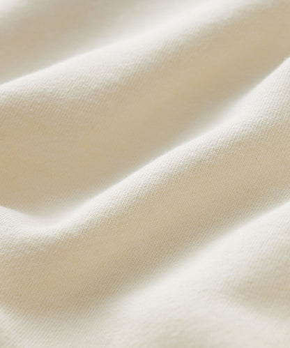 Cotton-Camelhair Fleece Hoodie - Vintage White
