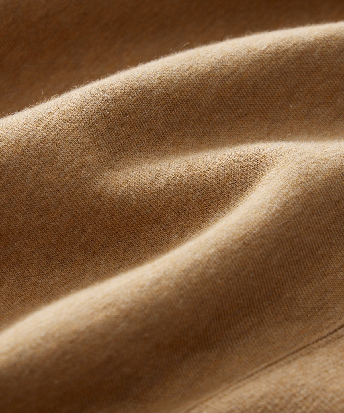 Cotton-Camelhair Fleece Sweatshirt - Camel