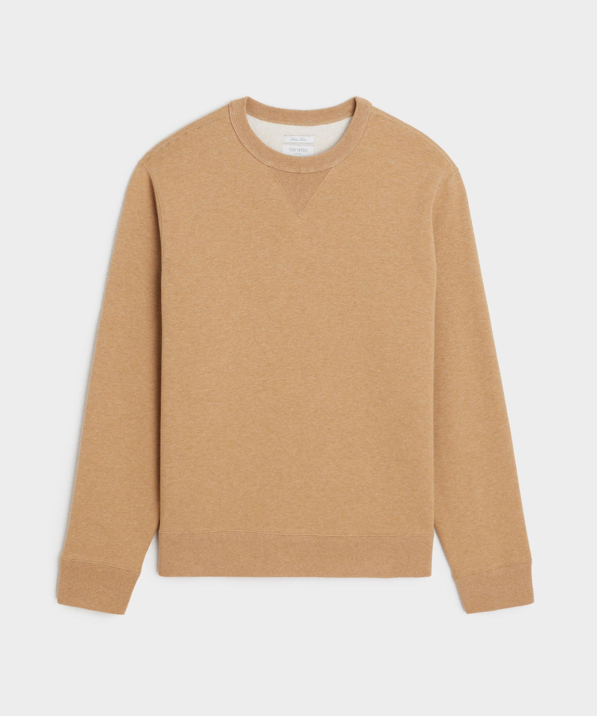 Cotton-Camelhair Fleece Sweatshirt - Camel