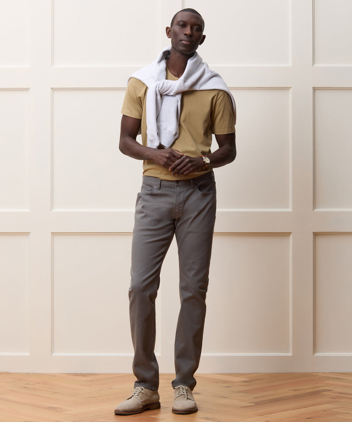 Slim Fit 5-Pocket Chino - Rocky Coast