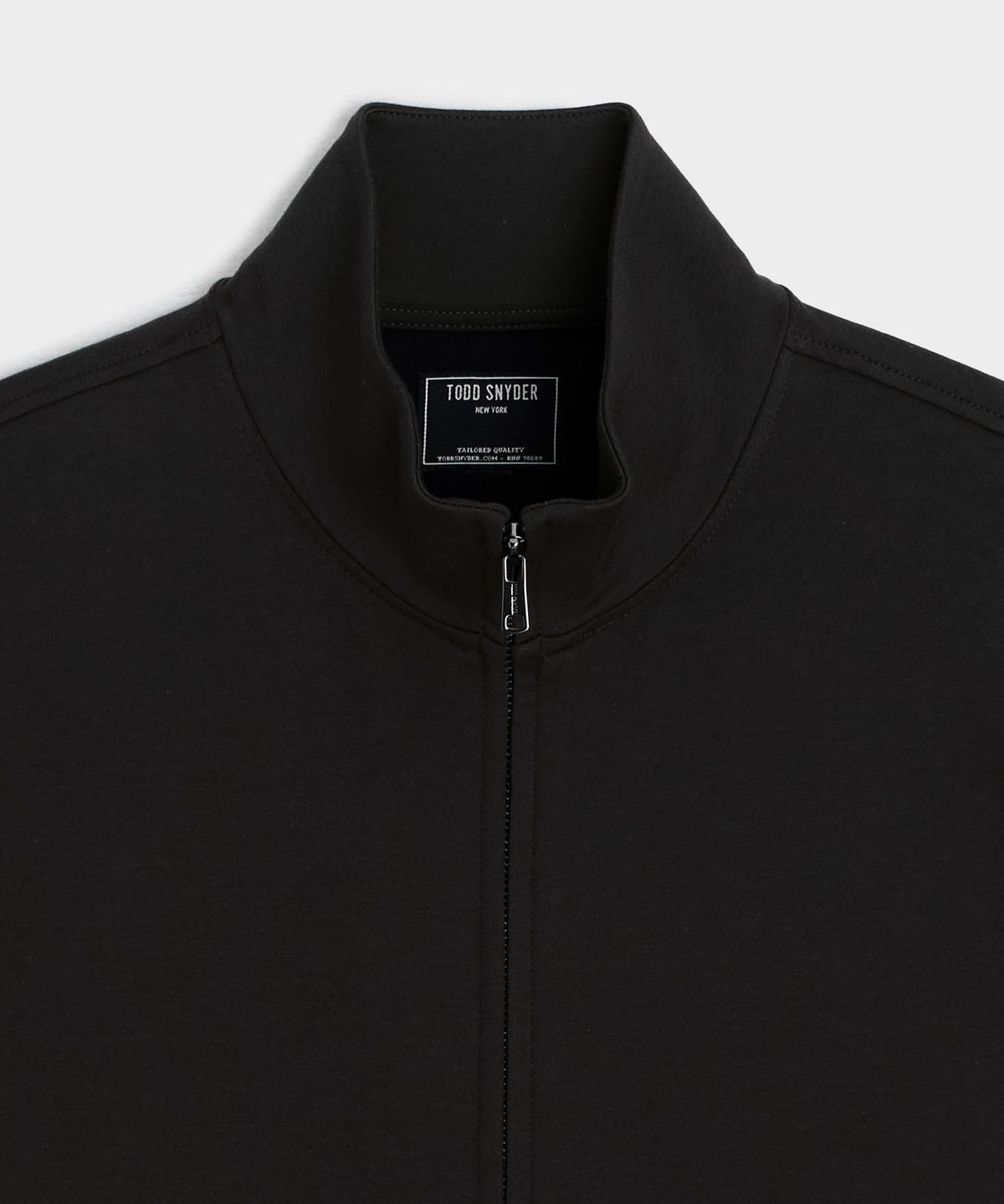 Travel Terry Track Jacket - Black