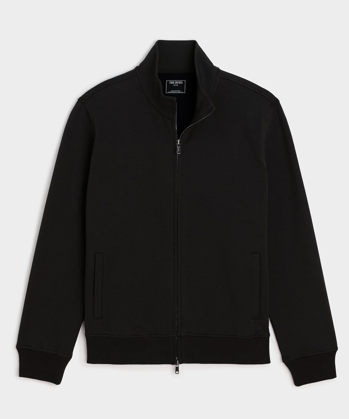 Travel Terry Track Jacket - Black