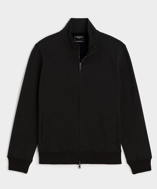 Travel Terry Track Jacket - Black