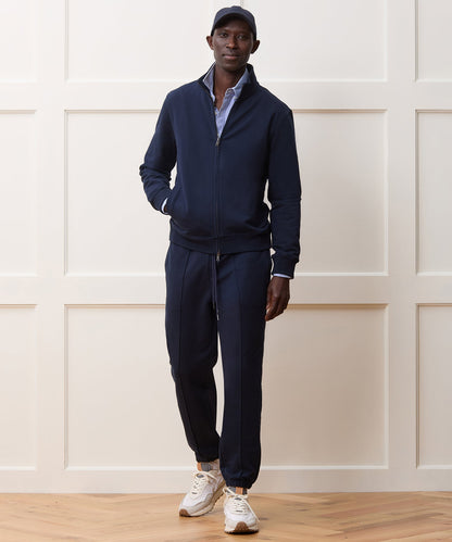 Travel Terry Track Jacket - Navy
