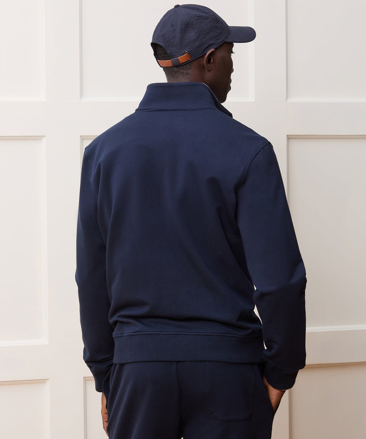 Travel Terry Track Jacket - Navy
